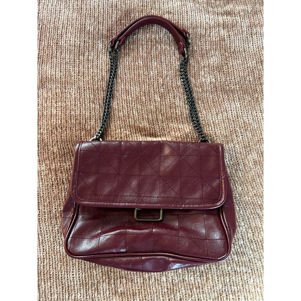 NWOT Zara leather shoulder bag